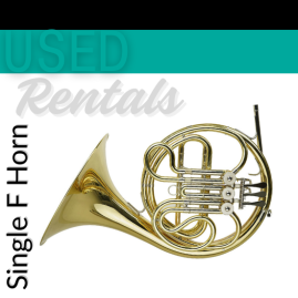 Rent a Used Single F Horn