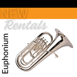 Rent a New Euphonium (3 valve)