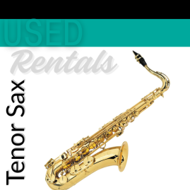 Rent a Used Tenor Saxophone