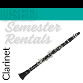 Rent Used Clarinet for One Semester