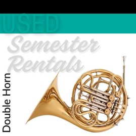 Rent Used Double F/Bb Horn for One Semester (Standard)