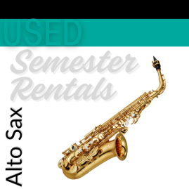 Rent Used Alto Sax for One Semester