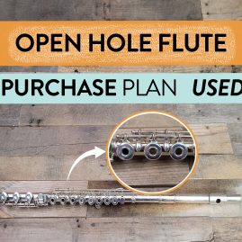 Pro and Intermediate Flutes - Open Hole